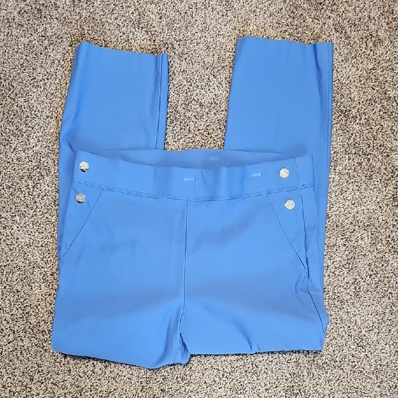 Rafaella Pants - Rafaella Sky Blue Comfort Pants